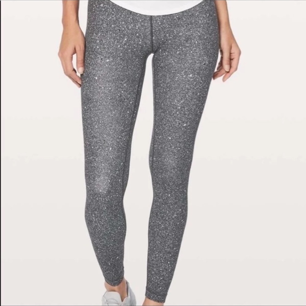 Like new Lululemon luminescent splatter align